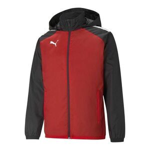 Puma Mens TeamLIGA Colour Block Anorak / Red/Black